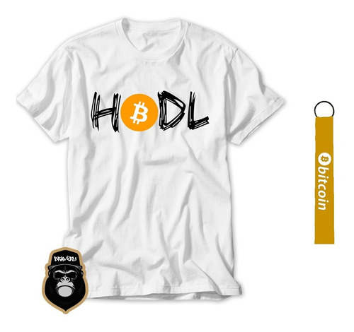 Remera Bitcoin Hodl Criptomoneda Btc + Llavero De Regalo