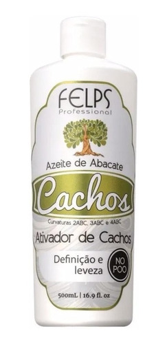 Felps Cachos Azeite De Abacate Ativador De Cachos 500ml
