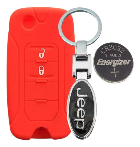 Protector Funda Llave Navaja Jeep Renegade (pila+llavero).