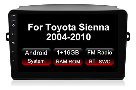 Android 12 Car Radio Stereo For Toyota Sienna 2004-2010...