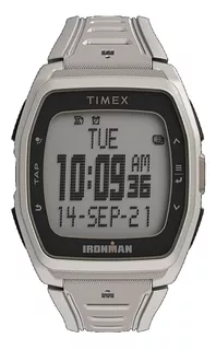 Reloj Timex Ironman Tw5m47700 Digtal T300 Blanco Num Grandes