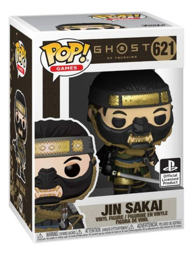 Funko Pop! Ghost Of Tsushima - Jin Sakai #621 Caja Dañada