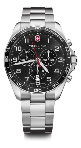 Reloj Mujer Victorinox 241899 Cuarzo Pulso Plateado En Acero