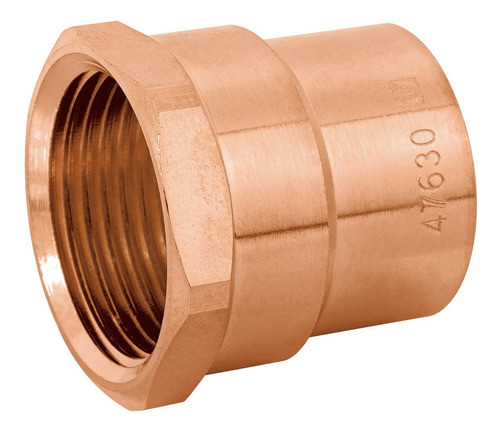 Conector De Cobre De Rosca Interior 1in Basic 5pzs