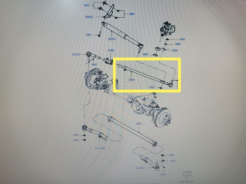 Barra Intermedia De Dirección F350 Super Duty 6.2 4x4