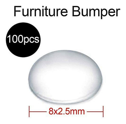 Protector Autoadhesivo De Goma Para Muebles Queenly-100 Caps