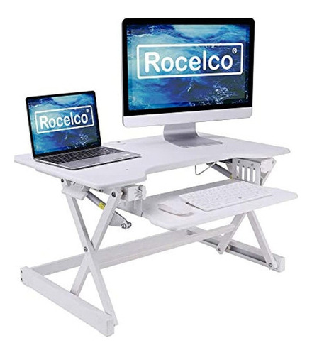 Rocelco Adr Sitstand Computadora De Altura Regulable Computa