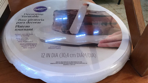 Plato , Bandeja , Base Giratora Wilton...comprado En Eeuu
