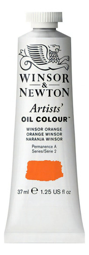 Pintura Oleo Winsor & Newton Artist 37ml S-2 Color A Escoger Color Del Óleo Anaranjado S-2 No 724
