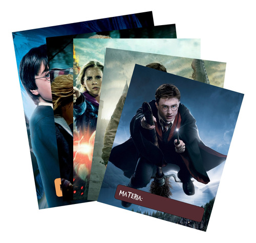 Kit Imprimible Carátulas Separadores Harry Potter
