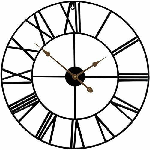 Reloj De Pared Redondo Con Numeros Romanos Centurianos 24 Pu