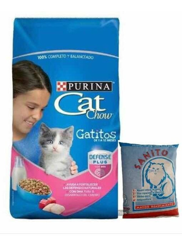 Cat Chow Gatito 8kg +2 Kg Sanitario