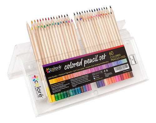 Set De Bolígrafos Art Colore Supplies, 60 Colores, Pintura D