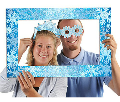 Beistle 20092 Snowflakes Photo Fun Frame,