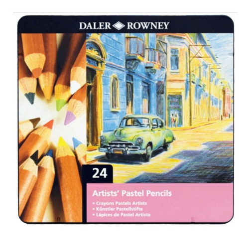 Imagen 1 de 2 de Lápiz Pastel Daler Rowney 24 Pzs