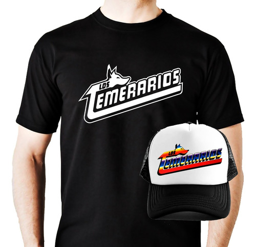 Playera Black Y Gorra Trucker Los Temerarios Grupero