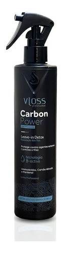 Leave-in Detox Carbon Power Reparação Dos Fios Vloss 300ml