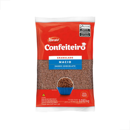 Confeito Granulado Macio Confeiteiro 1,01kg Harald