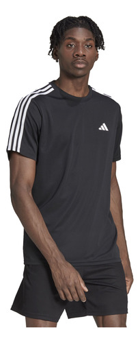 adidas Tr-es Base 3s T Camiseta Manga Corta Negro De Hombre 