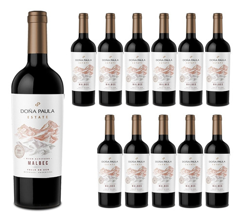 Vino Doña Paula Estate Malbec Caja X12 Unidades