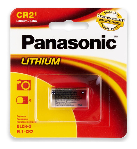 Pilha Cr2 3v Panasonic Bateria Cilíndrica 1 Unidade