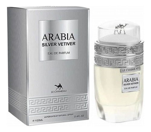 Perfume Arabia Silver Vetiver Edp 100 Ml For Men Original 