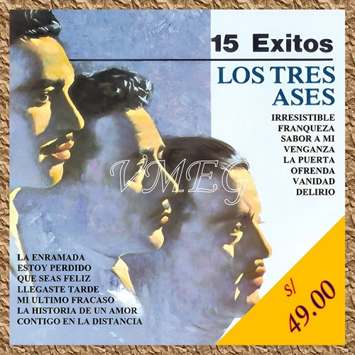 Vmeg Cd Los Tres Ases 1988 15 Éxitos