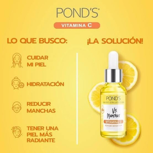 Sérum Booster Ponds Vitamina C Manchas Día/noche
