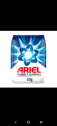 Ariel 4kg. Ref. 28. Entrega Delivery En Caracas Sin Costo.