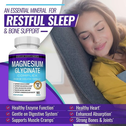 Lux Complementar Glicinato De Magnesio 425 Mg