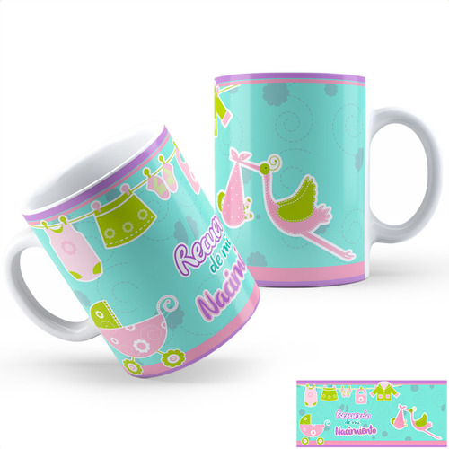 Taza Cerámica Baby Shower Ag Calidad