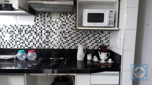 Apartamento Com 3 Dormitórios À Venda, 90 M² Por R$ 318.000,00 - Itararé - São Vicente/sp - Ap4419