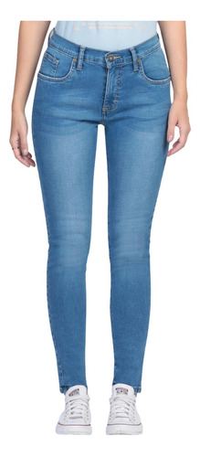 Pantalon Jeans Skinny Cintura Alta Lee Mujer 254