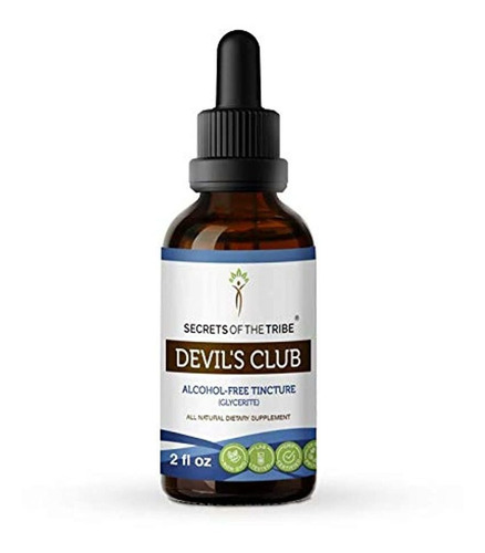 Devil 's Club Tintura Sin Alcohol Extracto De Líquido