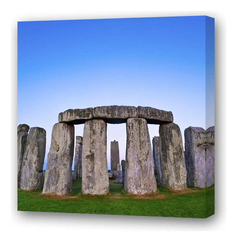Cuadro 30x30cm Stonehenge Monumento Historico Trueno