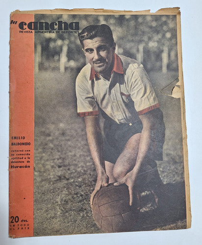 Antigua Revista La Cancha N°785 Año 1943 Le300