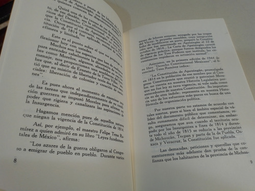 Vigencia De La Constitución De Apatzingán - F. R. Roqueñi (Usado)