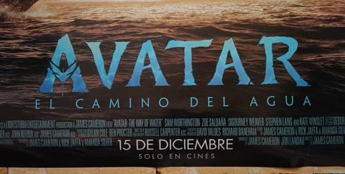 Póster Original Cine Avatar 2 (Usado)