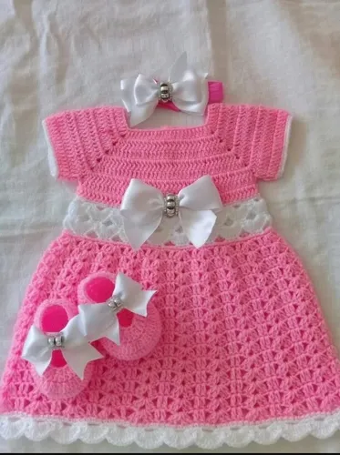 Conjunto tejido para niña hot sale