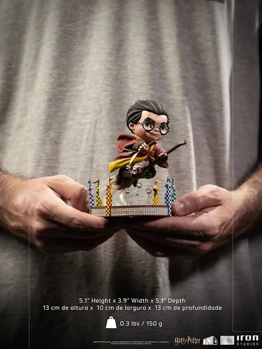 Imagen 7 de 7 de Figura Harry Potter Quidditch Minico 39821 Iron Studios