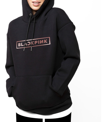 Polerón Canguro Hoodie Estampado K-pop Blackpink K05