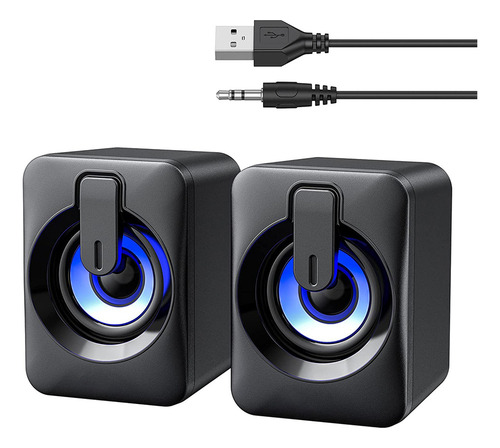 Altavoces De Computadora Con Cable Usb Para Computadora De E