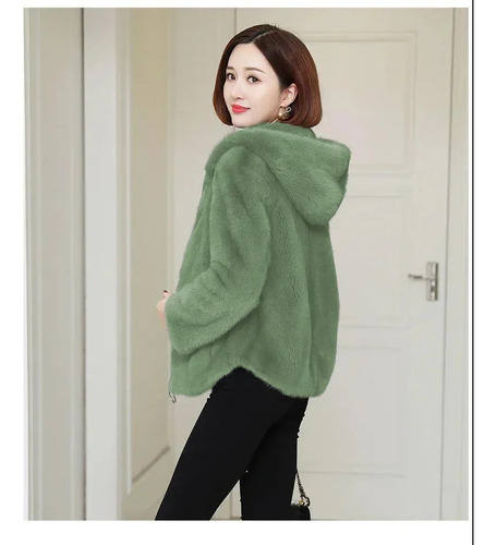 Sudadera Con Capucha Cálida De Forro Polar Para Mujer, Moda De Invierno, Estilo Comun