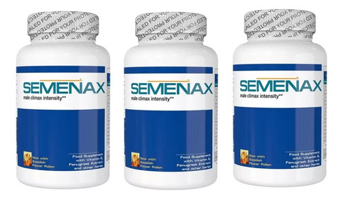 Semenax Aumenta El Volumen Del Semen Y Lapotencia 3 Pack Sabor Sin Sabor