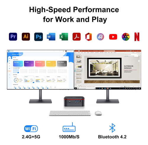 Blackview Mini Pc Mini Computer Mp60 Intel Twin Lake N150 (a