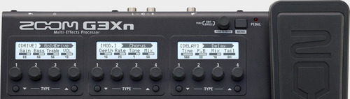 Imagen 2 de 8 de Pedalera Para Guitarra Eléctrica Zoom G3xn Con Pedal De Exp