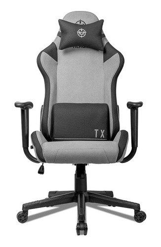 Cadeira Gamer Tgt Heron TGT-HRTX-FB02 Tx Tecido, Preto E Cinza