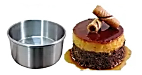 Moldes 10 Cm Pastel Flan Reposteria Recto Redondo Set 10 Pzs