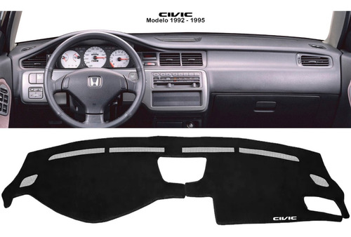 Cubretablero Bordado Honda Civic Modelo 1992 - 1995