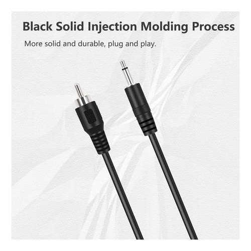 Bolvek Rca Macho De 3 Pies A Mono Macho Monoural De 35 Mm De